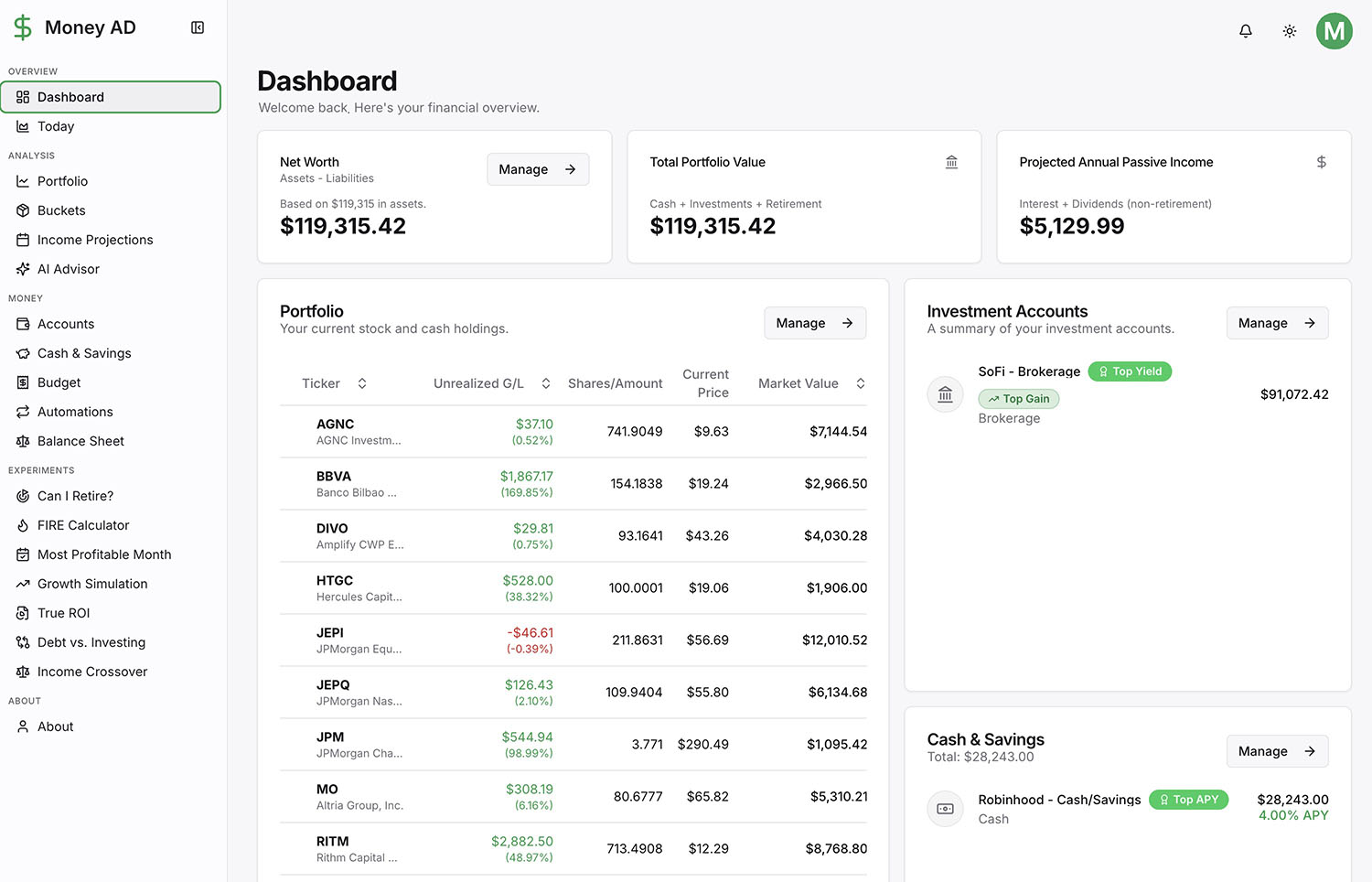 Money AD Platform Screenshot